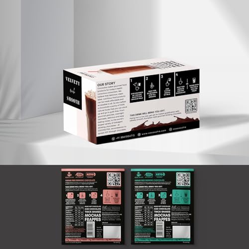 Image of Cocosutra BALANCE & DEFEND Sugar Free Drinking Chocolate Hamper | 2 * 10 Single Serve Sachets | For Gut Health & Immunity | Low Carb, Low Calorie | Stevia & Erythritol based | 400g