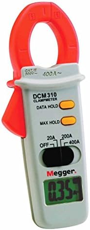Megger DCM310-EN Digital Current Clampmeter, 400 Amps AC Current