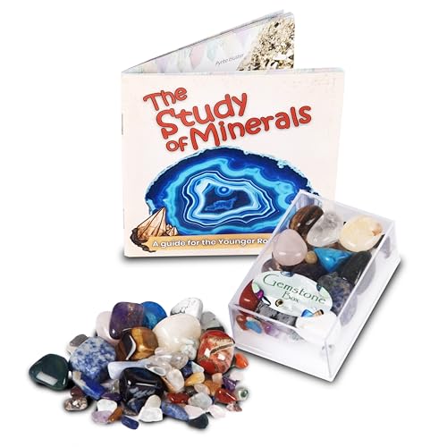 Image of Gemstone Box – Fascinating Collection of Genuine Gemstones with Study of Minerals Educational Booklet