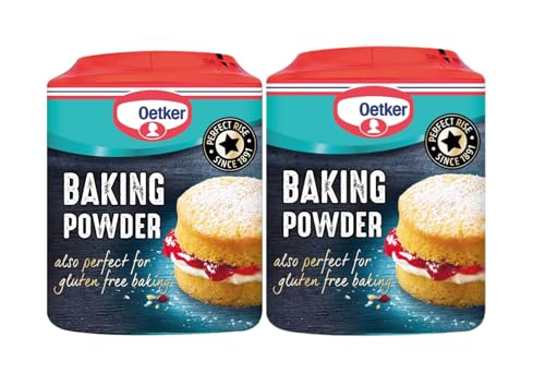 Oetker Baking Powder 170g (Pack of 2) | Double Pack for Perfect Baking | Leavening Agent | Essential for Cakes Muffins and Pastries