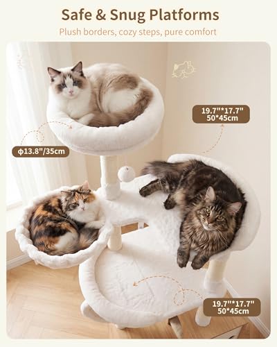 Casa para gatos Heybly con caja de arena 64 pulgadas miniatura 3