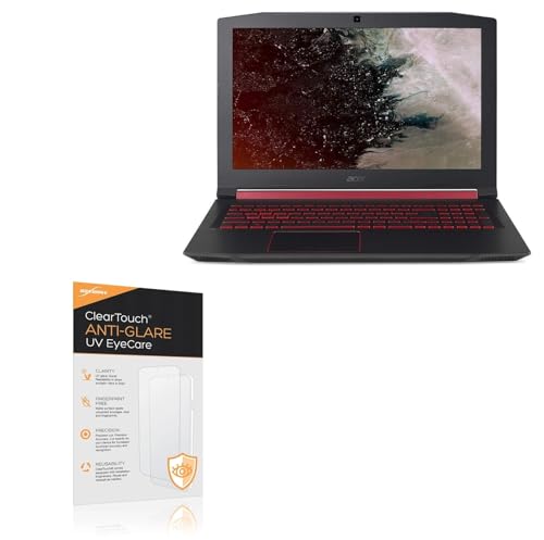 BoxWave Screen Protector Compatible With Acer Nitro 5 (AN515-42) - ClearTouch Anti-Glare Anti-UV EyeCare (2-Pack), Filters out Harmful Blue Light Reduce Fatigue