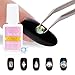 Nail Rhinestone Adhesive - Crystal Bonding Glue, Extra-Strong Gem Fix Solution 45g with Precision Tip, Clear Quick-Dry Formula for Beauty Use, Manicure for Salon Home Bridal Party and Travel
