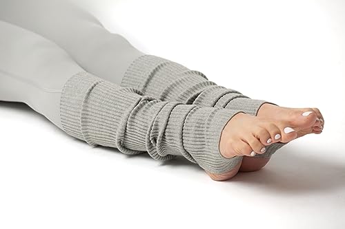 Image of Leg Warmers & Socks for Women's Dance & Yoga - Open Toe & Heel - Eighty's 80s Ribbed Party & Sports Socks