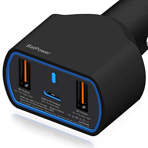 Chargeur voiture USB-C pour PC portable en voyage d'affaires BatPower - 4