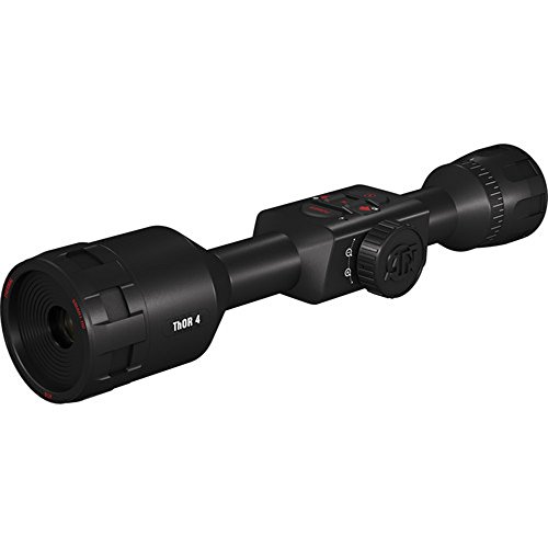 ATN ThOR 4 1.25-5x, 384x288, Thermal Rifle Scope w/Ultra Sensitive Next Gen Sensor, WiFi, Image Stabilization, Range Finder, Ballistic Calculator and IOS and Android Apps , Black