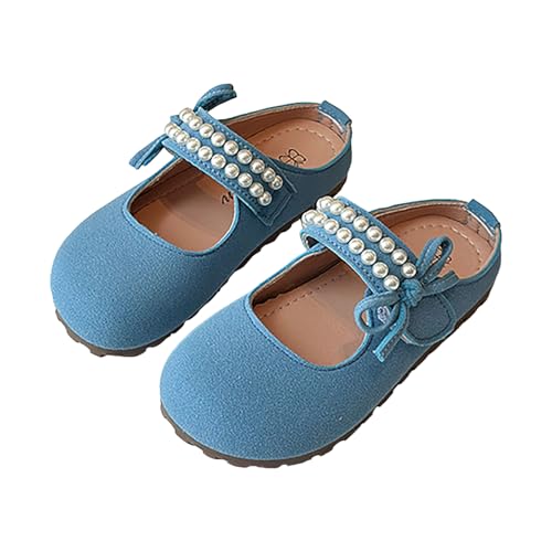 IWIHMIV Girls Cork Footbed Sandals Comfortable Soft Bottom Closed Toe Slip on Slippers Indoor Outdoor Cute Sandals