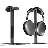 Picture of MaGrnce Headphone Stand for Airpods Max with Sleep Mode Aluminum Headphone Holder with Anti-Slip Base & Protective Leather Pad for Home/Game Room/Shop Headphone Storage/Display (Dark Grey)