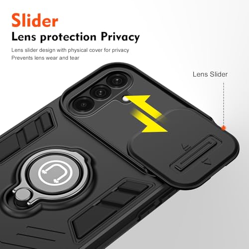Coque Samsung A36 avec béquille protection caméra antichoc rigide - 2