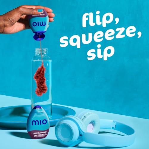 Image of Mio Liquid Water Enhancer Patriotic 4th of July Bundle - Red, White & Blue Drink Mix with Cherry Blackberry & Wicked Blue Citrus Energy, 12 Count (6 of Each), 1.62 oz (Variety Pack)