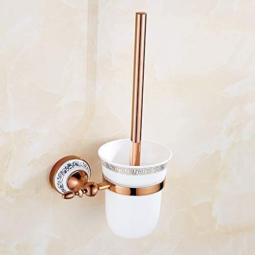 Support de couvercle réservoir toilette rose pour déco de bain