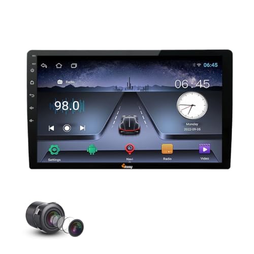 Image of Trony 9-inch Android Car Stereo | 1280x800 | IPS HD Touchscreen | Auto /Carplay| Android 14 | 4GB RAM /64GB | Wireless Mirroring | WiFi | GPS | Bluetooth | SWC | Reverse Camera Included