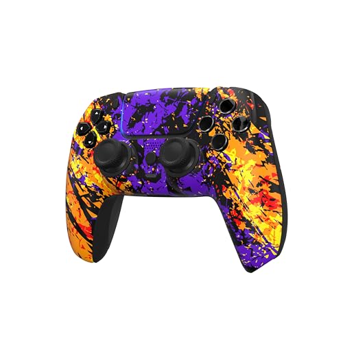 Image of Custom Controllerzz Custom Wireless Controller Compatible with PS5 - Multiple Designs Available (Inferno Galaxy)