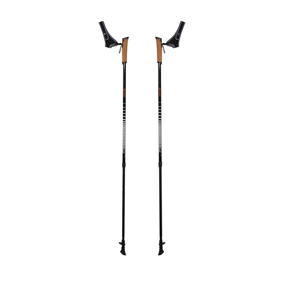 Izas Yuk Bâtons De Randonnée Pliables Et Légers pour La Randonnée. Poignée Ergonomique en Mousse Et Dragonne Réglable. Tige en Aluminium Et Pointe Antidérapante. Kit De Bâtons De Marche Nordique