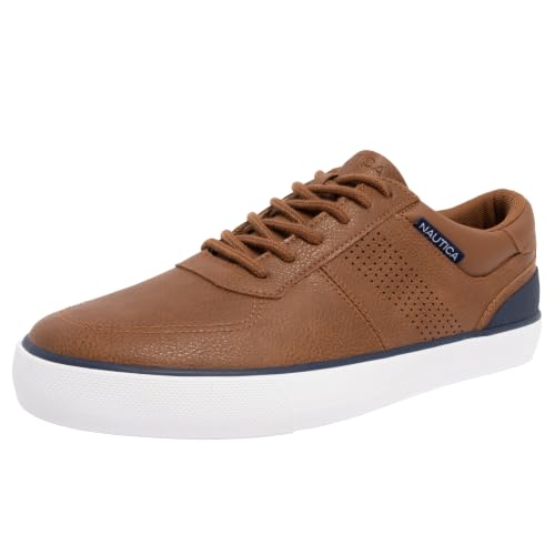 Image of Nautica Men's Classic Lace-Up Boat Shoes Low Top Fashion Sneaker - Stylish and Comfortable Casual Shoe