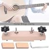 1 Set Solid Maple Guitar Bridge Clamp Guitars Accessory Luthier Tools