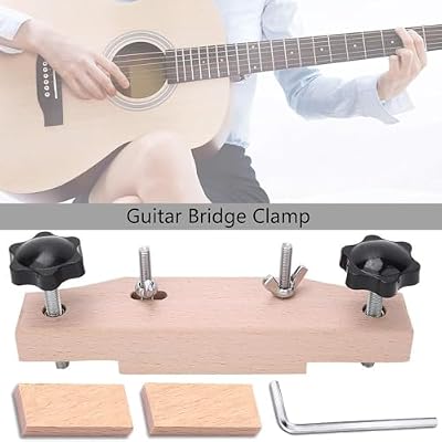 1 Set Solid Maple Guitar Bridge Clamp Guitars Accessory Luthier Tools