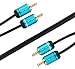 Produktbild Ultra HDTV Premium Cinch Kabel - 12,5 Meter 2X RCA Cinch Stecker auf 2X RCA Cinch Stecker, Knickschutz Nylon Ummantelung, Vollmetall Stecker und vergoldete Kontakte