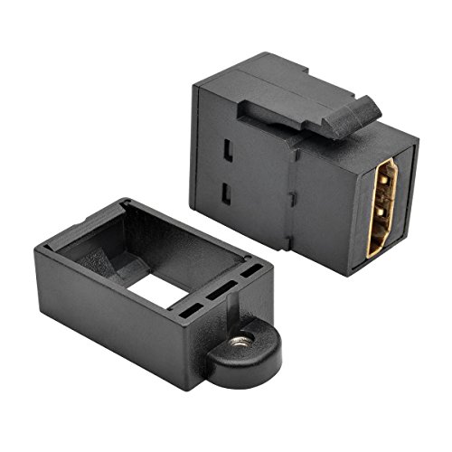 TRIPP LITE Black HDMI All-in-One Keystone/Panel Mount Coupler (P164-000-KP-BK)
