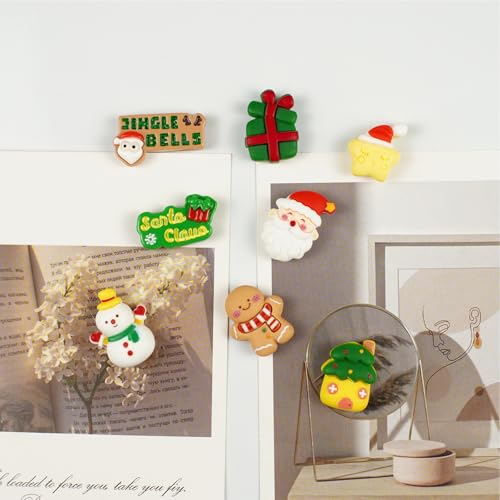 Set 30 Imanes Decorativos Ovalados para Navidad miniatura 2
