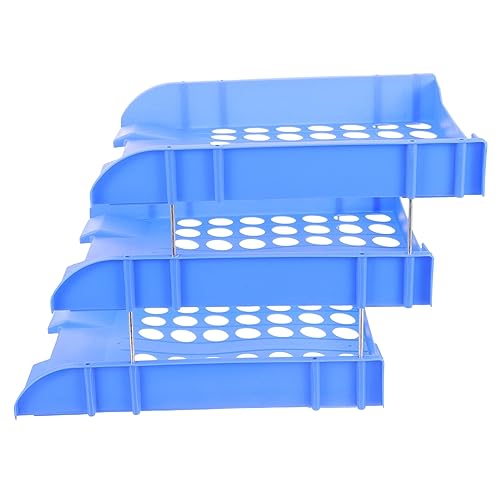 DOITOOL Paper Tray Organizer for Desk File Folder Rack for Efficient Document Storage for Office School and Home Use Keeps Your Workspace Tidy and Spacious