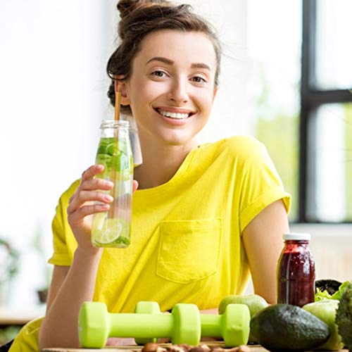 SHAUMN Biodegradable 200pcs Sugarcane Straws 8 Inch Compostable Disposable Drinking Straws Plastic Free Sturdy Smoothie Straws for Home Restaurant Parties Not Foggy