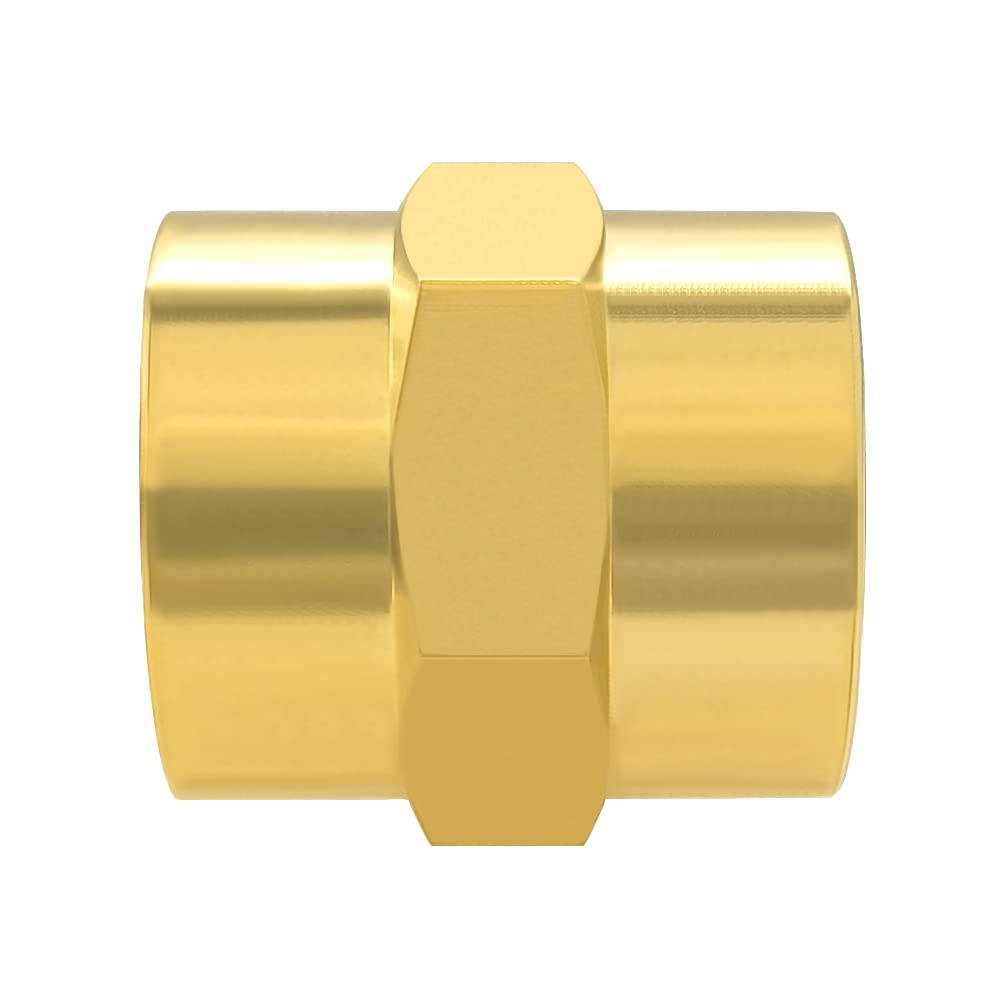 Buy Joywayus Brass Reducer Hex Bushing Reducing Cast Pipe Fitting 1/2 - View #4