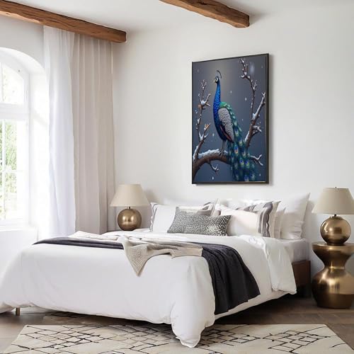 Arte de pared de lienzo de 60x90cm para decorar salones amplios sin recargar 4