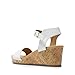 DREAM PAIRS Women's Open Toe Buckle Ankle Strap Platform Wedge Sandals for Women Summer Dressy Shoes,Size 9,White/Pu,NINI-8