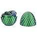 Luckana 3D Printed Egg with Flexible Snake Toy Inside, 11.8 Inch Snake Model, Science Display Prop, Prank Gift (Blue and Green)