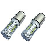 2x H6 BA20D Type 112W High Power LED Xenon White Light Bulb
