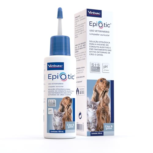 Virbac Epiotic SIS Tratamento Otológico para Cães e Gatos 100 mL