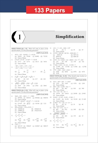 Image of Disha 133 Topic-wise Quantitative Aptitude & Data Interpretation Previous Year Question Bank for IBPS / SBI / RRB / RBI Bank Clerk / PO Prelim & Main Exams (2015 - 2026) 10th Edn | 100% Solved PYQs