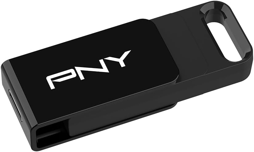 PNY 128GB Elite Type-C USB 3.2 Flash Drive - Up to 120MB/s Read and Write Up to 10x Faster Than USB 2.0, Reliable Design, Durable and Portable, Type-C Port