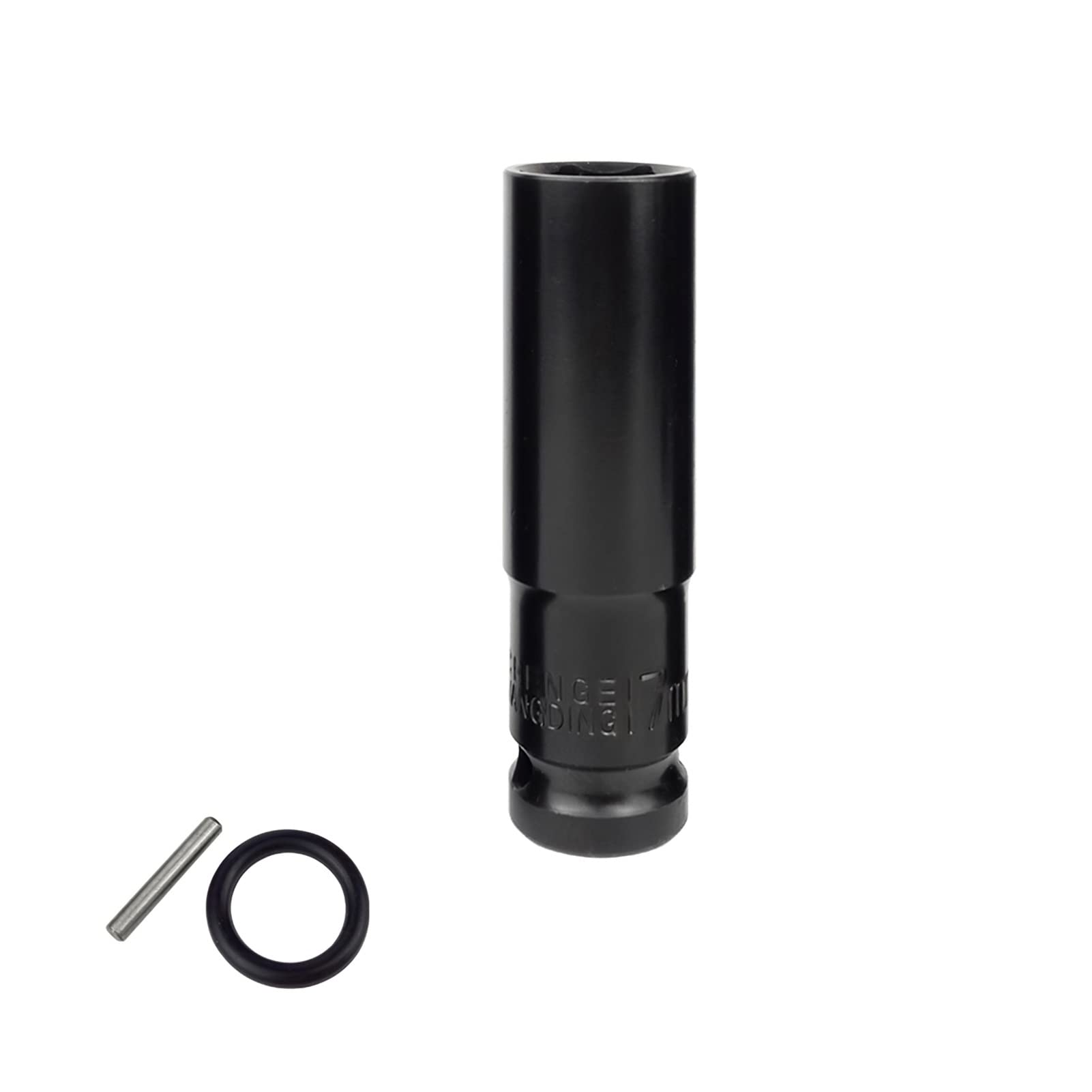 Jeu de douilles à choc profondes 3 pièces avec entraînement métrique 1/2", adaptateur de clé solide et robuste pour outils manuels et outils de réparation (couleur : 78 x 11 mm) (78 x 17 mm)
