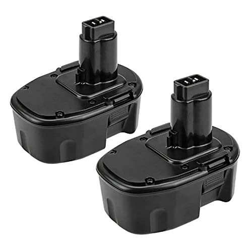 2-Pack 14.4v 3.6Ah DW9091 Replacement for Dewalt 14.4 Volt Battery Compatible with Dewalt 14.4V XRP Battery Ni-Mh DC9091 DW9094 DW9091 DE9038 DE9091 DE9092 Ni-Mh Replacement Cordless Power Tools