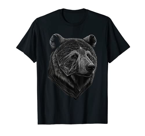 Orso animali selvatici arte animale stampa animale motivo orso Maglietta