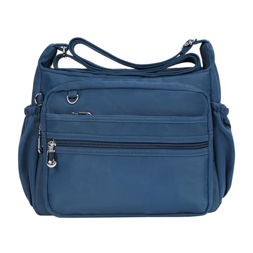 Sac à bandoulière femme nylon léger imperméable avec sangle réglable