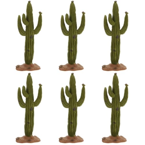 Healifty Simulated Micro Cactus Decor 2.24 Inch Artificial Cactus Model