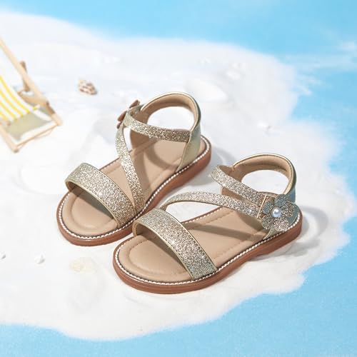 Image of Kiderence Toddler Girls Sandals Little Girls Kids Summer Shoes Toddler Sandals