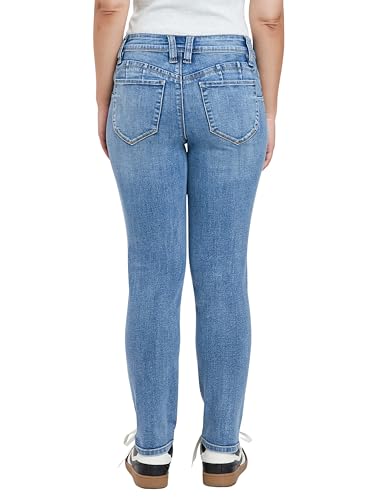 Royalty for Me Womens Royalty for Me Women's Petite Curve Confidence Wannabettabutt Mid Rise Skinny, Pp9987753