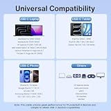 IVANKY Thunderbolt 4 kable [2 sztuki, 1,5 m], wyświetlacz 8K, 40 Gbps, transfer danych, 240 W, kabel do ładowania USB-C