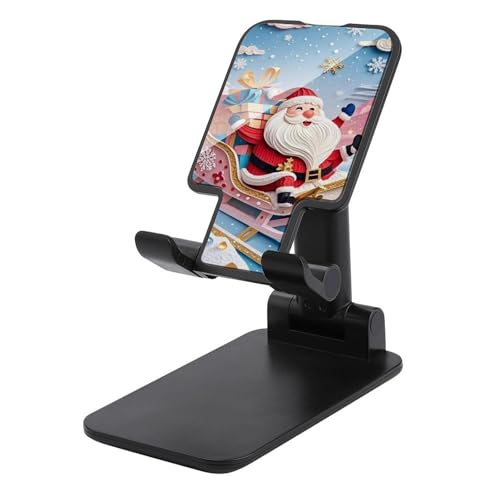 Support téléphone réglable bureau contre fatigue cervicale Noël rose