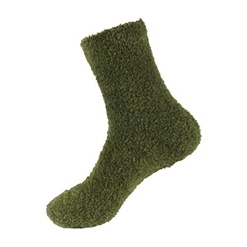 Image of BambooMN Women's Super Soft and Cozy Feather Light Fuzzy Socks - Multiple Color Options - Two Sizes - Value Packs