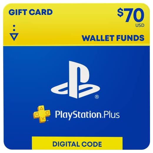 $70 PlayStation Plus – Wallet Funds [Digital Code]