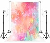 Kate 10×10ft Abstract Colorful Clouds Photo Backdrop Gradient Clouds Interior Photography Background for Photographer Stuio Props