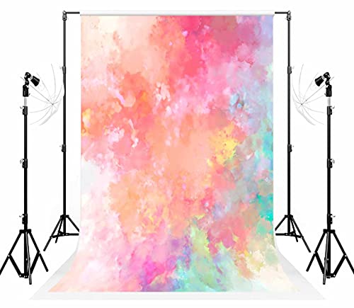 Toile de fond nuages colorés Kate 3x3m pour studio photo