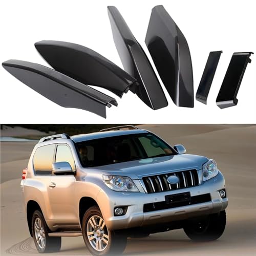 Embouts de rails de toit de rechange Lexus GX470 cache plastique noir 2 pièces - 3