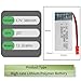 ERYNK 3.7V 380mAh 25C RC Plane Battery for RC Quadcopter, Hubsan X4 H107,H107C,H107L, X11 X11C,HS170 HS170C F180C HS170G TOZO Q2020 E016H E016F Drone Battery with JST Joint and USB