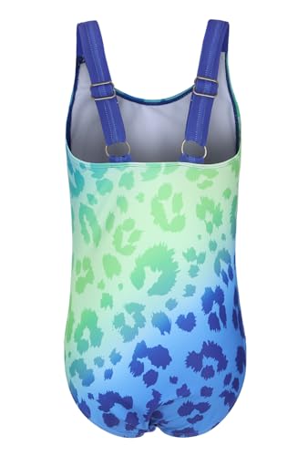Image of Girls One Piece Swimsuits Tie Dye Bathing Suit for Girls Hawaiian Swimwear 3-16 Years